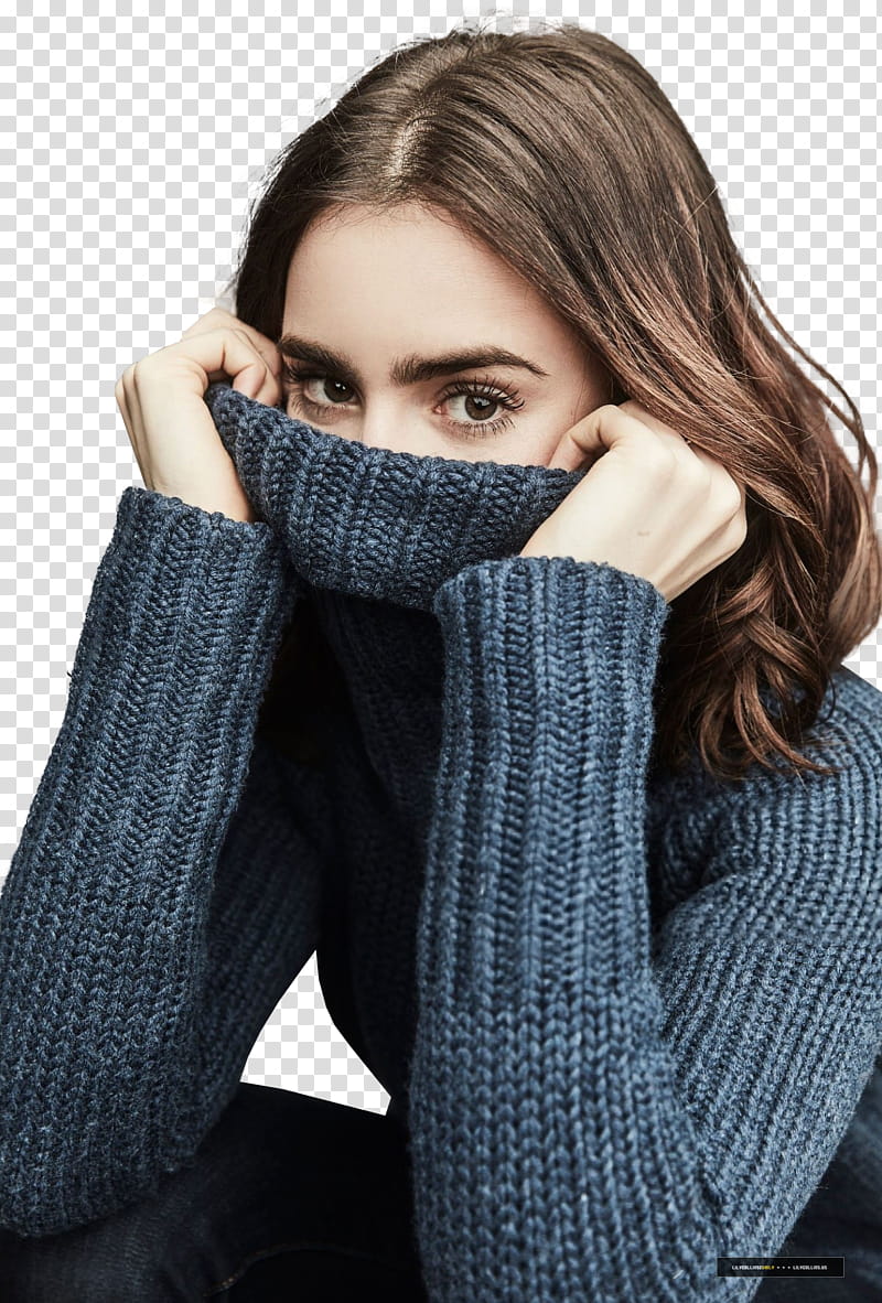 Lily Collins transparent background PNG clipart