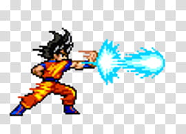 Goku Ki Blast transparent background PNG clipart