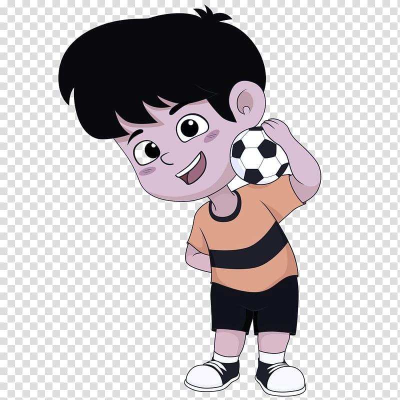 boy football soccer, Cartoon, Animation, Mascot transparent background PNG clipart