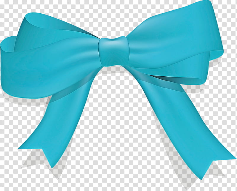 Bow tie, Blue, Aqua, Turquoise, Ribbon, Green, Teal, Azure transparent background PNG clipart