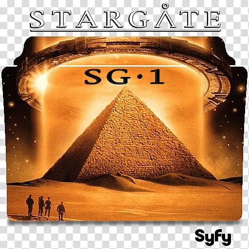Stargate SG  series and season folder icons, Stargate SG- ( transparent background PNG clipart