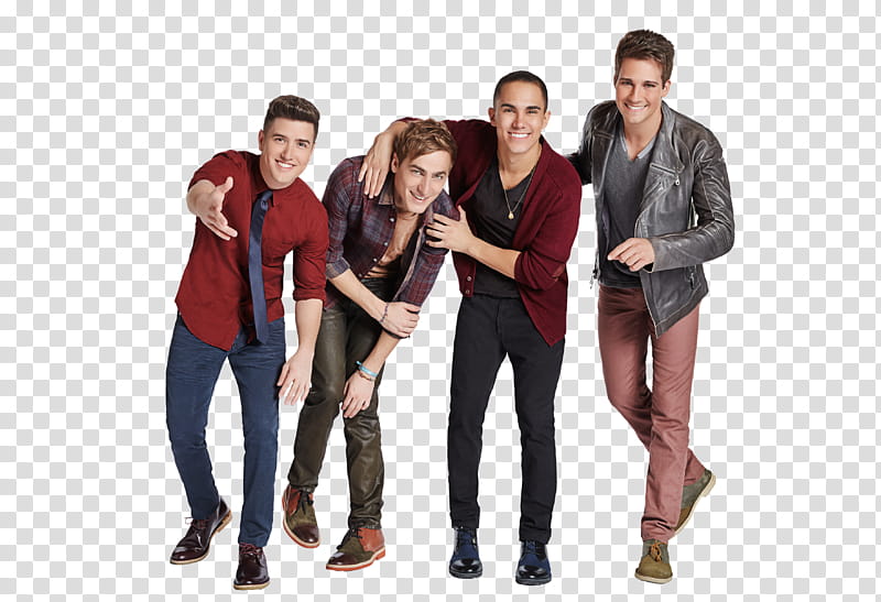 four men in assorted-color apparels transparent background PNG clipart