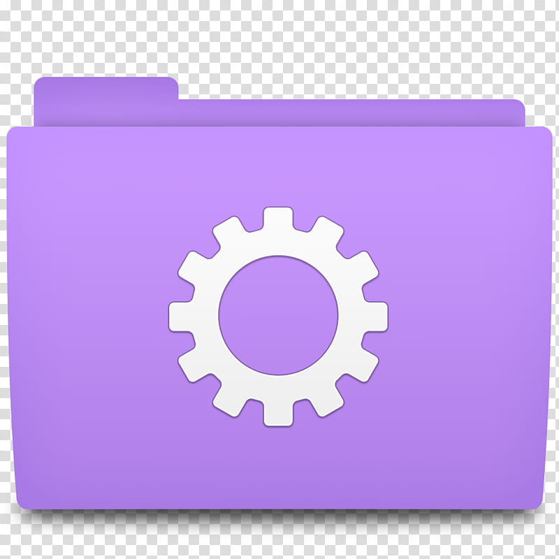 Accio Folder Icons for OSX, Smart_purple, purple setting folder icon transparent background PNG clipart