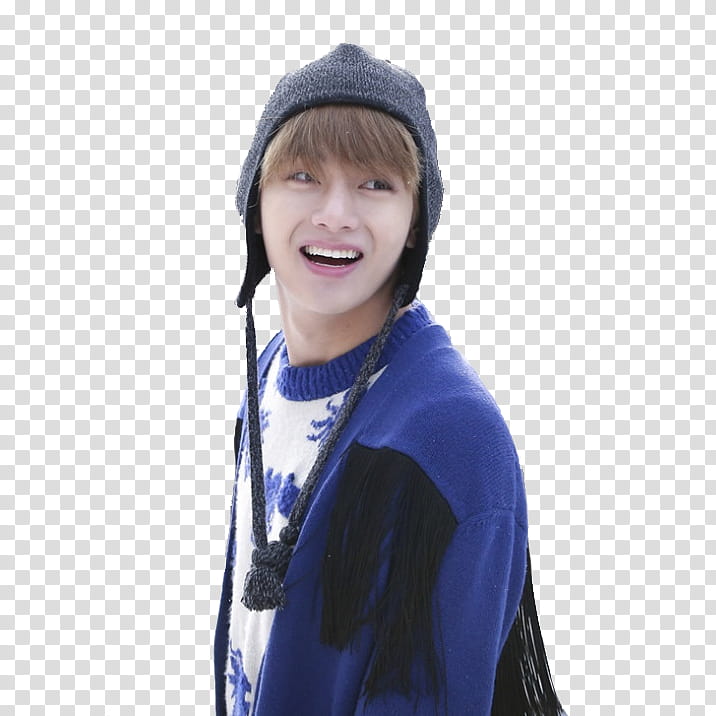 KPOP BTS V, man in beanie transparent background PNG clipart