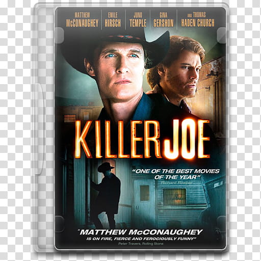 Movie Icon , Killer Joe, Killer Joe DVD case transparent background PNG clipart