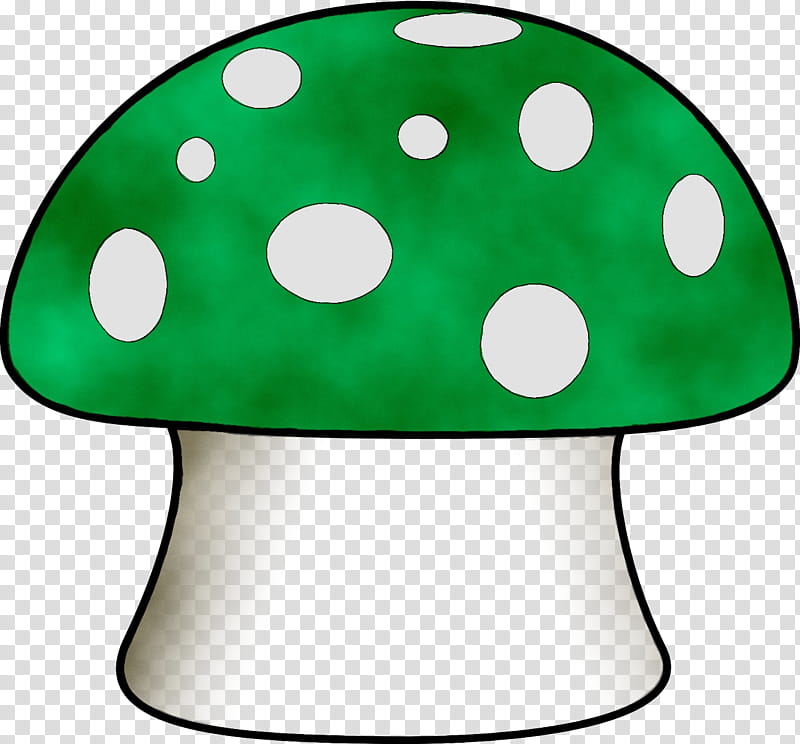 Green, Hat, Mushroom, Polka Dot transparent background PNG clipart