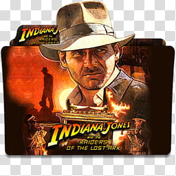 Indiana Jones Movie Collection Folder Icon , Indiana Jones _x transparent background PNG clipart