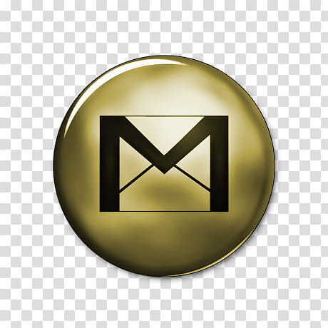 Network Gold Icons, gmail-, mail logo icon transparent background PNG clipart