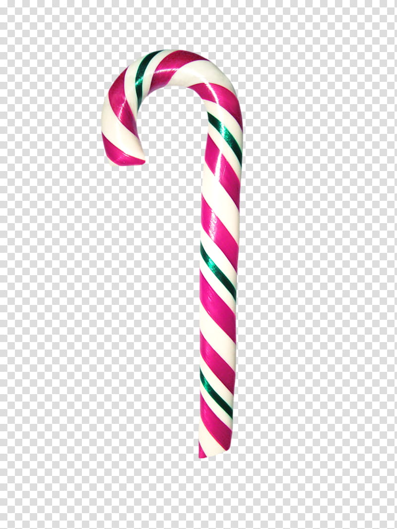 sweet candycane, pink, green, and white candy cane transparent background PNG clipart