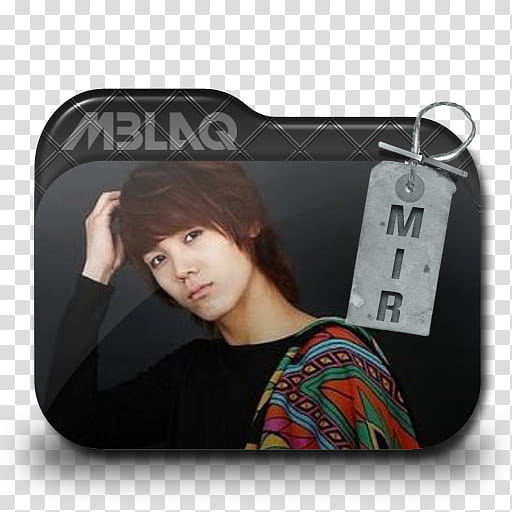MBLAQ Mir Folder Icon ,  transparent background PNG clipart