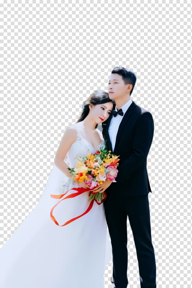 Wedding Love Couple, Bridal, Bride, Groom, Marriage, Romance, Togetherness, Floral Design transparent background PNG clipart