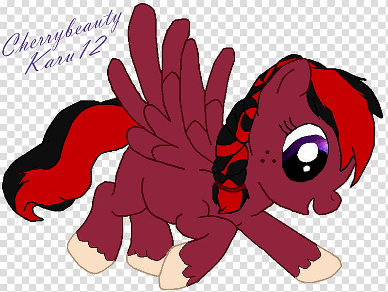 Cherrybeauty flying. ewe (?), My Little Pony Cherry Beauty character transparent background PNG clipart
