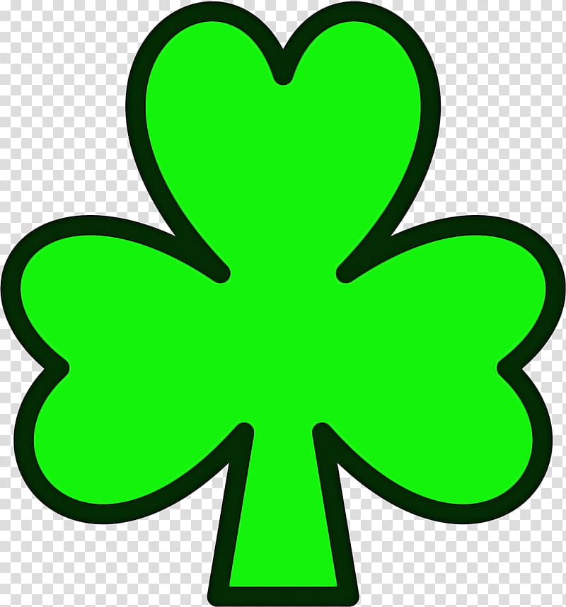 Saint Patricks Day, Shamrock, Fourleaf Clover, Drawing, Green, Symbol, Plant transparent background PNG clipart