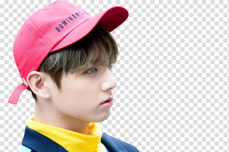 BTS BTS x Dispatch, boy in red cap transparent background PNG clipart