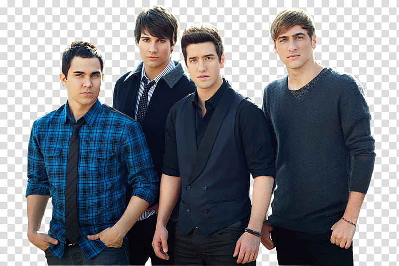 Big Time Rush, four member boy group transparent background PNG clipart