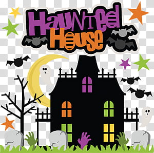 Halloween s, Haunted House illustration transparent background PNG clipart