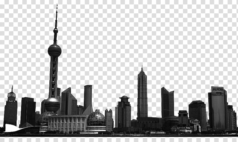 PART Material, grayscale of high rise building transparent background PNG clipart