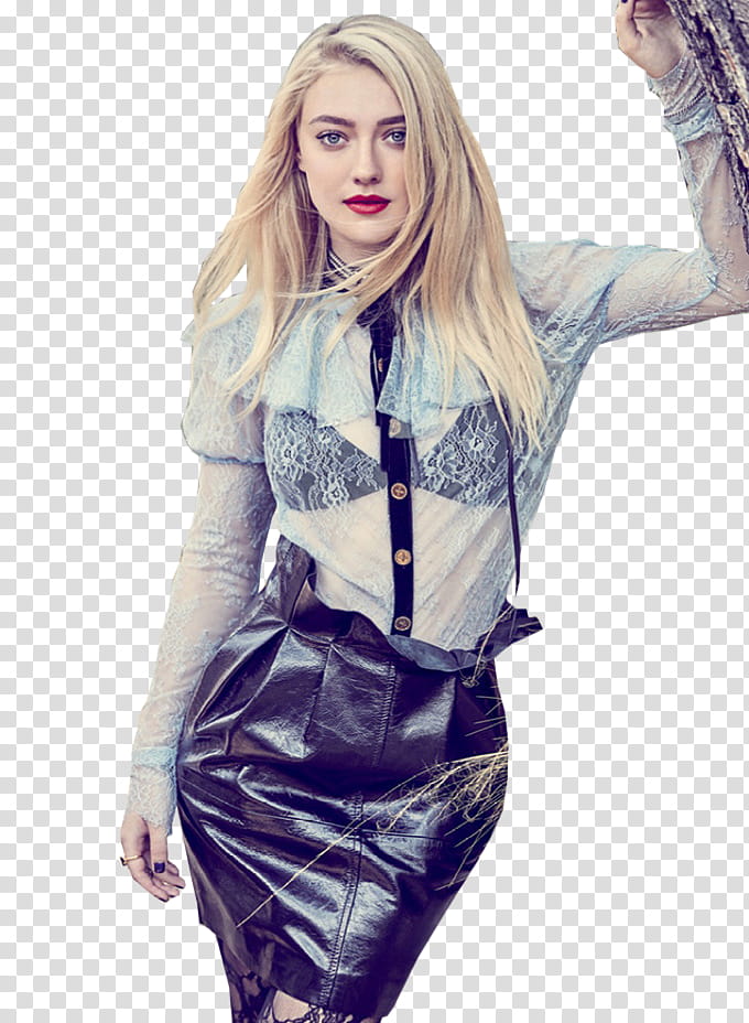 Dakota Fanning, Dakota-Fanning-ELLE-Canada-Max-Abadian- transparent background PNG clipart