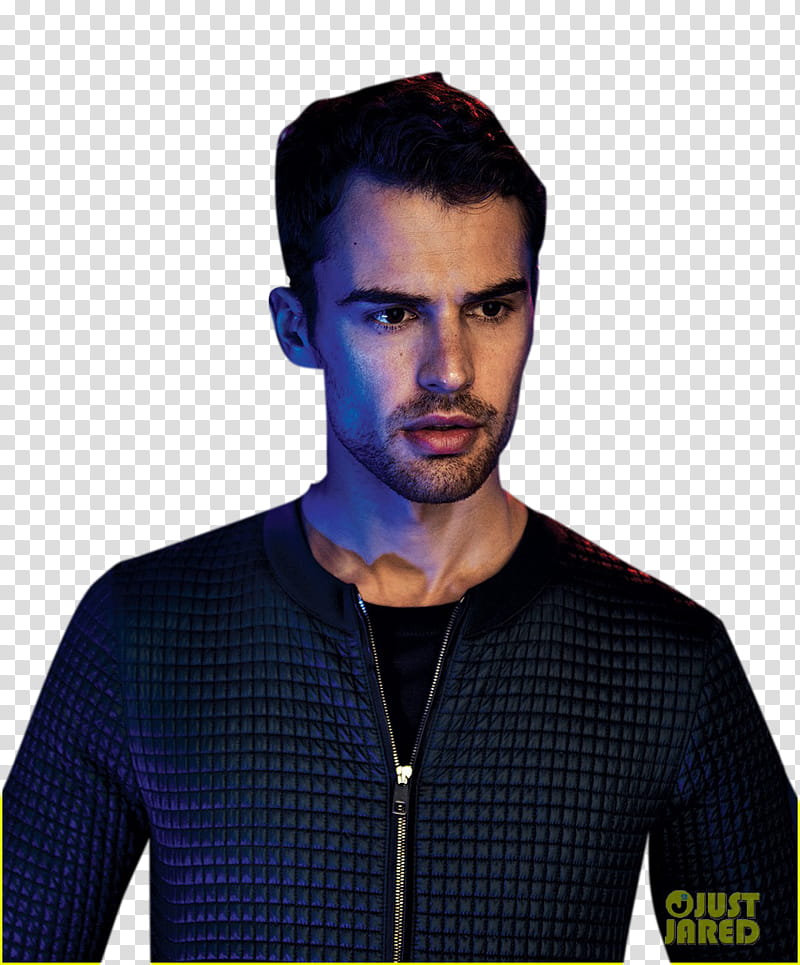 Theo James, man looking downwards transparent background PNG clipart