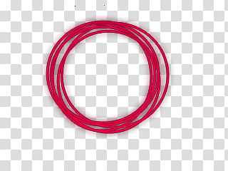 Circulos, round red cable transparent background PNG clipart