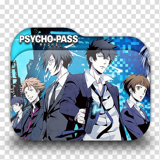 Psycho Pass Anime Folder Icon, Psycho-Pass anime folder icon illustration transparent background PNG clipart