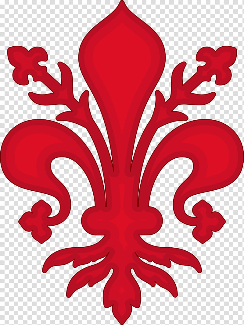 Red Flower, Florentiner Lilie, Fleurdelis, Coat Of Arms, Republic Of Florence, Flag Of Montreal, Hotel, Symbol transparent background PNG clipart