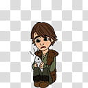 HTTYD Hiccup Shimeji, sitting Hiccup holding fish illustration transparent background PNG clipart