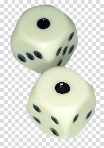 cut out dice, white dices transparent background PNG clipart
