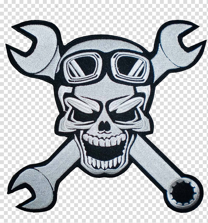 Skull Symbol, Embroidered Patch, Clothing, Fashion, Biker, Motorcycle, Totenkopf, Suit transparent background PNG clipart