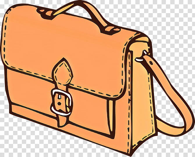 bag yellow luggage and bags, Cartoon transparent background PNG clipart
