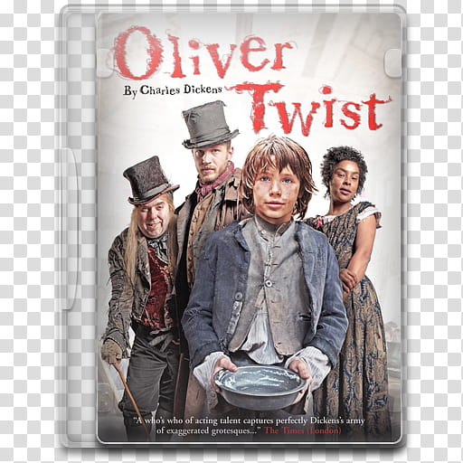 TV Show Icon , Oliver Twist, closed Oliver Twist DVD case transparent background PNG clipart