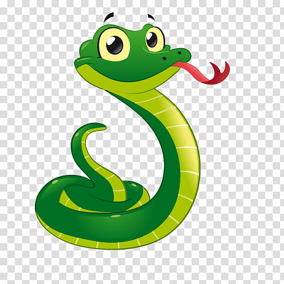green cartoon serpent reptile scaled reptile, Snake, Mamba transparent background PNG clipart