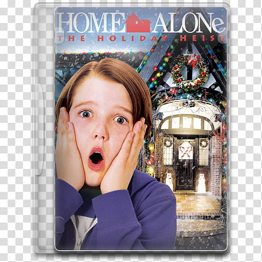 Movie Icon , Home Alone, The Holiday Heist, Home Alone The Holiday Heist DVD case transparent background PNG clipart