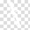 White Symbols Icons, Glaive, sword illustration transparent background PNG clipart