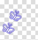 Christmas gift special, blue butterfly transparent background PNG clipart
