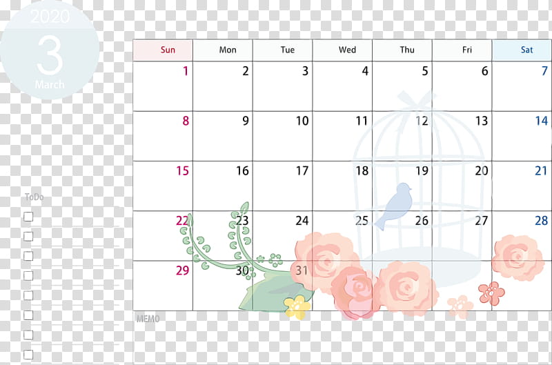 text pink line font number, March 2020 Calendar, March 2020 Printable Calendar, Watercolor, Paint, Wet Ink, Diagram, Circle transparent background PNG clipart