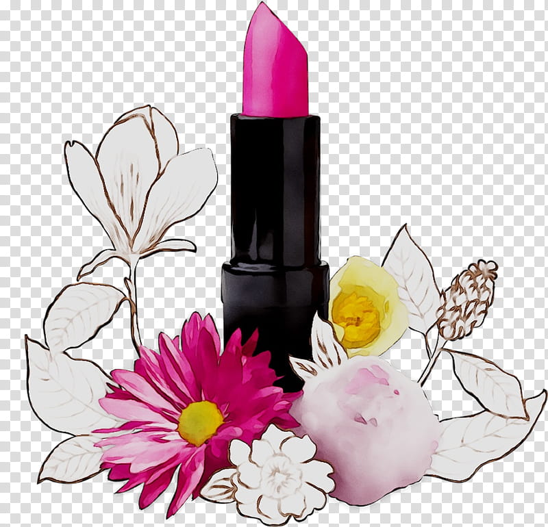 Pink Flower, Lipstick, Color, Magenta, Cosmetics, Color Chart, Face, Scarlet transparent background PNG clipart