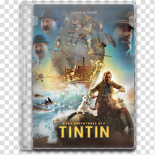 Movie Icon , The Adventures of Tintin, Tintin movie case transparent background PNG clipart