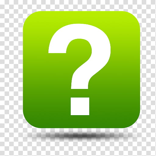 Android Green Icons, Question transparent background PNG clipart