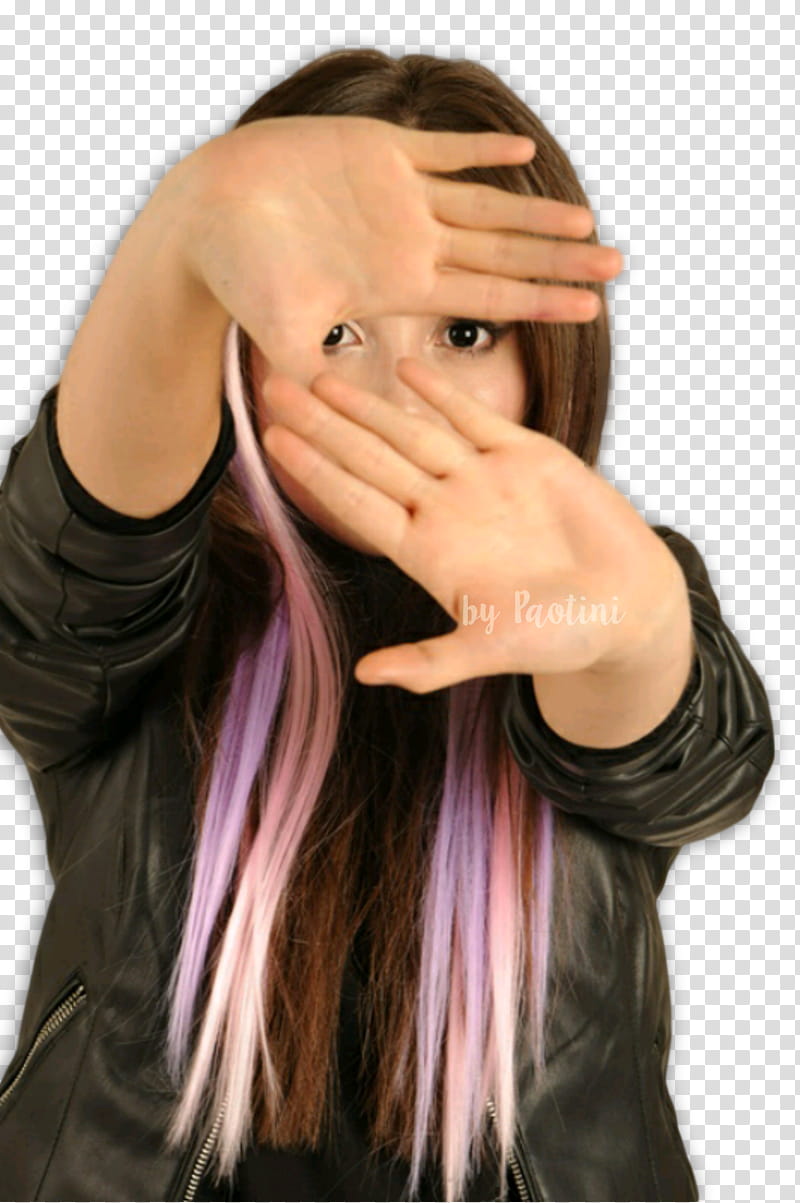 Itzitery Karol Sevilla, woman showing her hand transparent background PNG clipart
