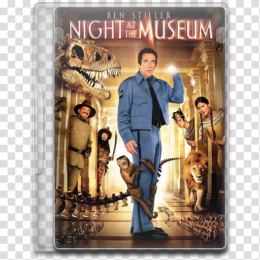 Movie Icon , Night at the Museum, Night at the Museum DVD case transparent background PNG clipart