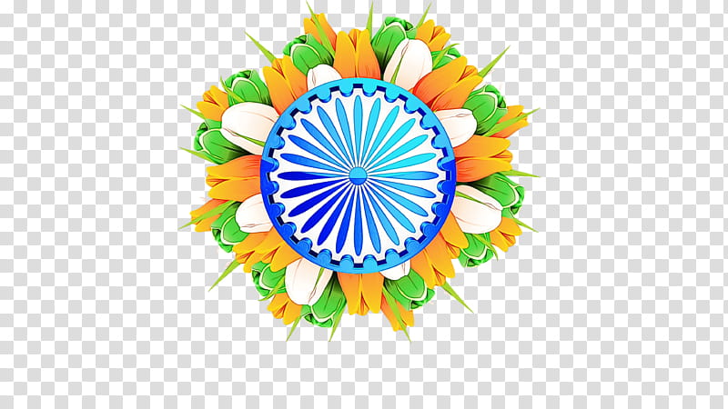 India Independence Day Flower, India Flag, India Republic Day, Patriotic, Cut Flowers, World, Idea, Circle transparent background PNG clipart