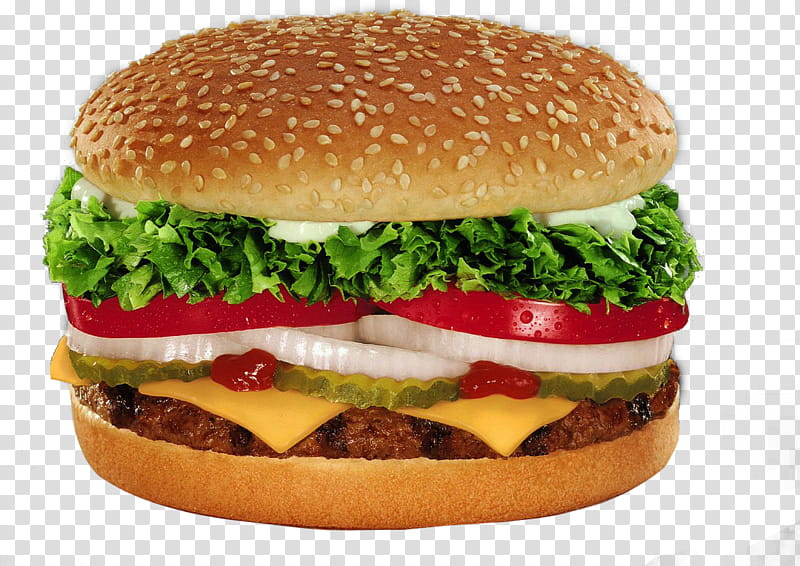 Junk Food, Whopper, Hamburger, Burger King, Sandwich, Bun, Fast Food, Toast transparent background PNG clipart