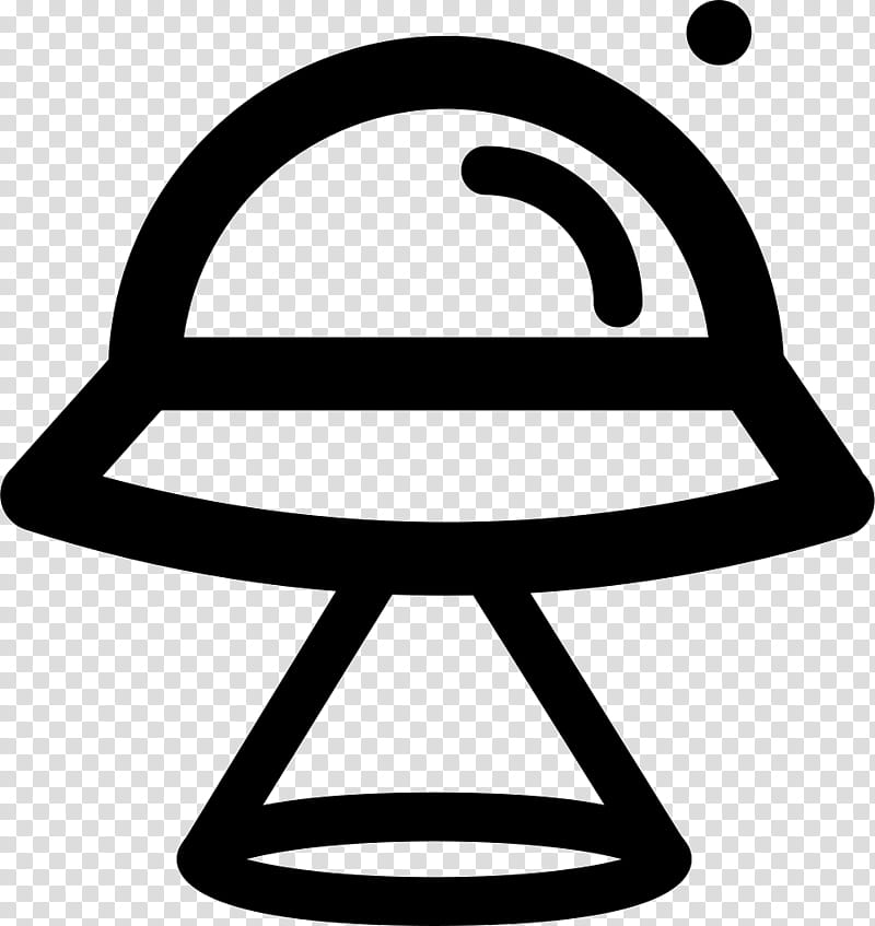 Ufo, Unidentified Flying Object, Flying Saucer, Extraterrestrial Life, Icon A5, Aircraft, Spacecraft, Black And White transparent background PNG clipart
