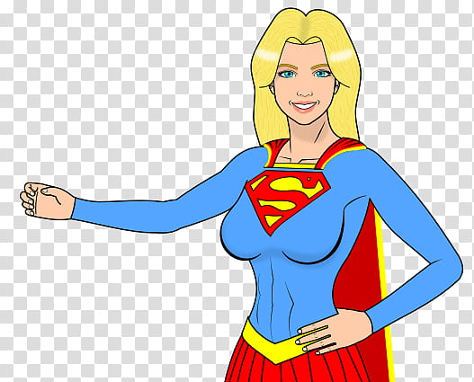 Superwoman illustration transparent background PNG clipart