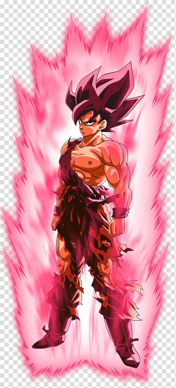 Super Saiyan God Goku transparent background PNG clipart