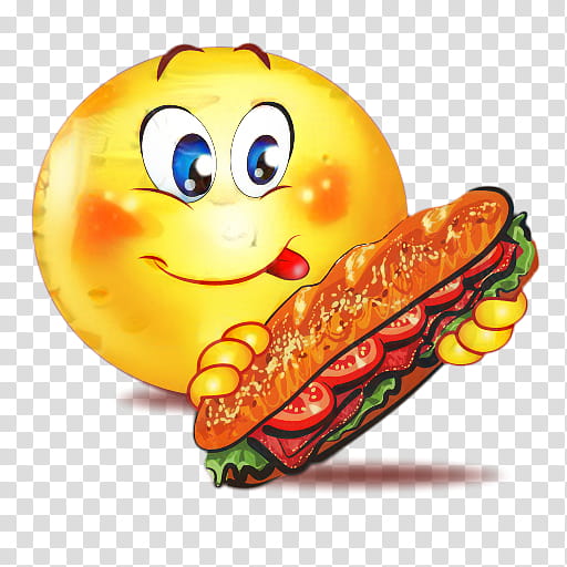 Junk Food, Emoji, Emoticon, Smiley, Eating, Sticker, Cheeseburger, Sandwich transparent background PNG clipart