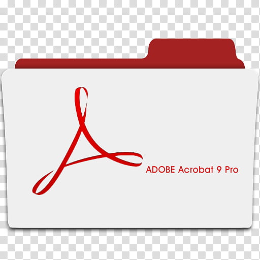 Adobe program ico, Adobe Acrobat  Pro folder transparent background PNG clipart