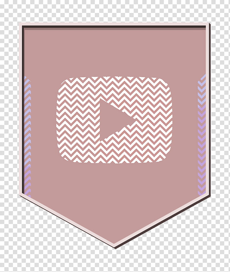 play icon shield icon social icon, Brown, Pink, Beige, Circle, Peach, Polka Dot, Square transparent background PNG clipart