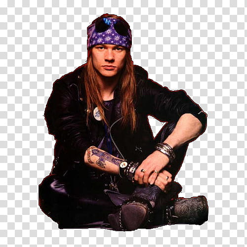Axl rose transparent background PNG clipart